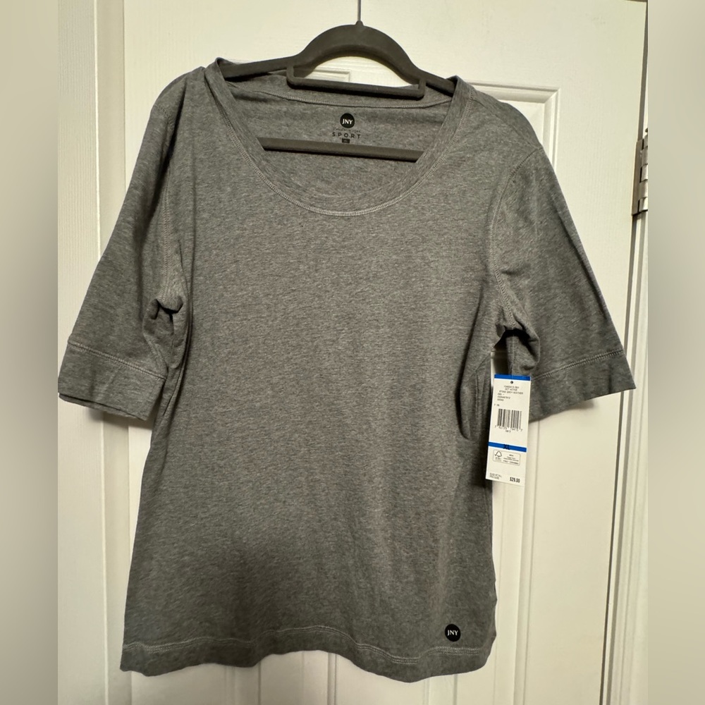Jones NY Sport Elbow Sleeve Top NWT